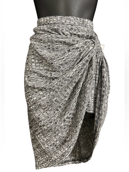 Rue21 Dresses & Skirts - Rue21 Gray Knit Wrap Midi Skirt with Side Tie SZ L